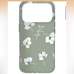 MagSafe Floral Green Phone Case